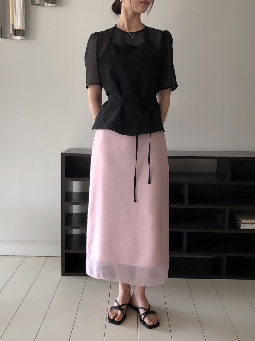 LONG PEAK東大門代購女士新款熱賣25春夏職業休閑時尚長裙LONG PEAK長裙