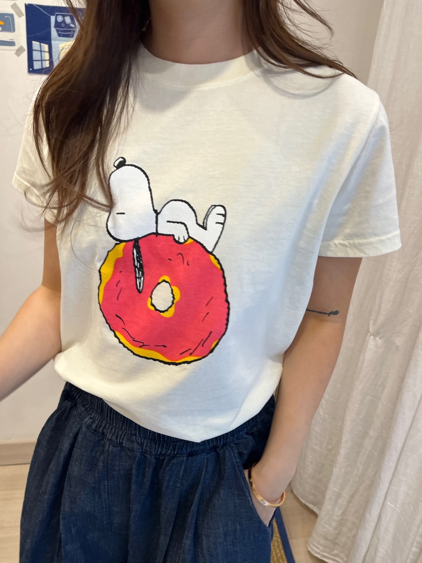 AT NOTE東大門實拍女裝新品25春夏推薦熱賣休閑真品T恤史努比AT NOTET恤