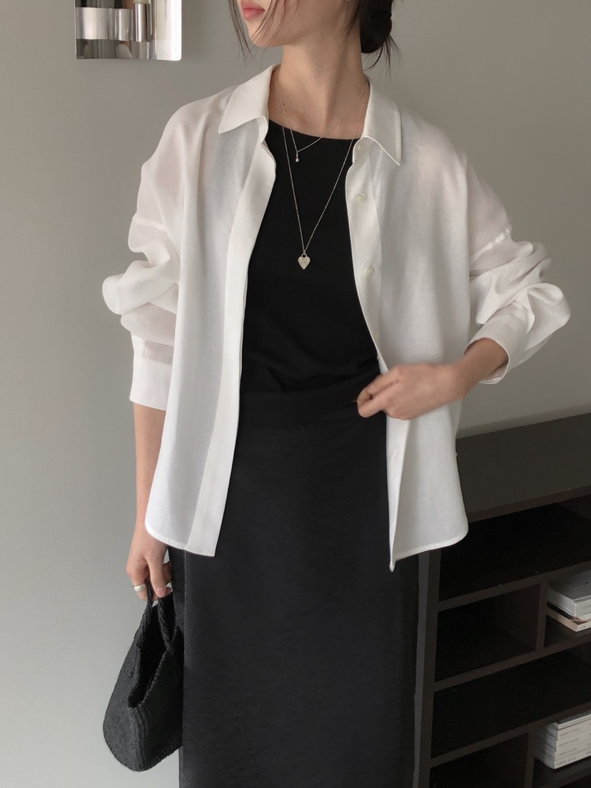 LONG PEAK韓國代購女士新品熱賣休閑人氣推薦襯衫蕾絲衫亞麻LONG PEAK襯衫/蕾絲衫