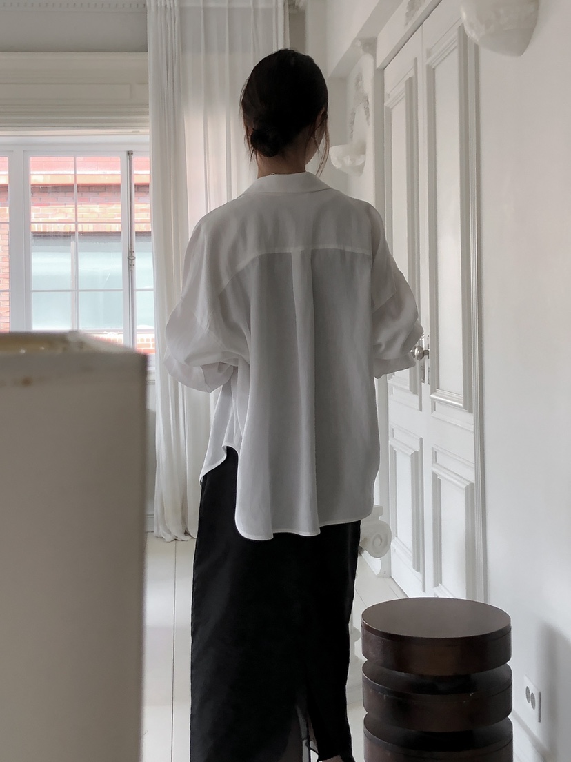 LONG PEAK韓國代購女士新品熱賣休閑人氣推薦襯衫蕾絲衫亞麻LONG PEAK襯衫/蕾絲衫