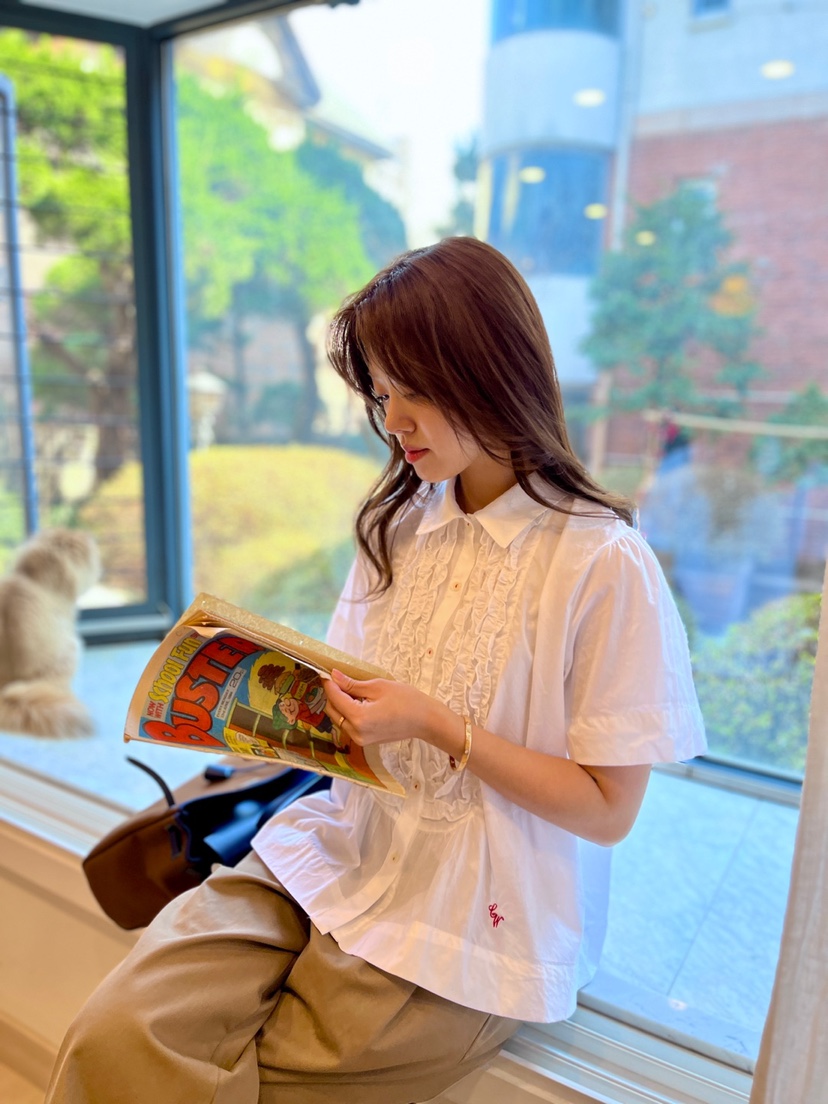 AT NOTE東大門代購女裝新款時尚推薦真品25春夏襯衫蕾絲衫AT NOTE襯衫/蕾絲衫