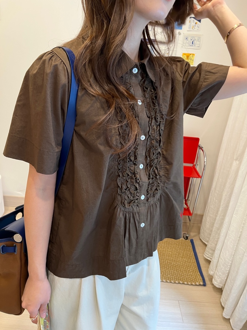 AT NOTE東大門代購女裝新款時尚推薦真品25春夏襯衫蕾絲衫AT NOTE襯衫/蕾絲衫
