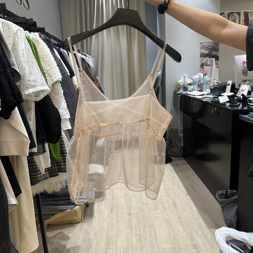 SOFTNESS東大門實拍女裝新品真品熱賣25春夏休閑人氣吊帶背心Softness/Cosmic吊帶/背心