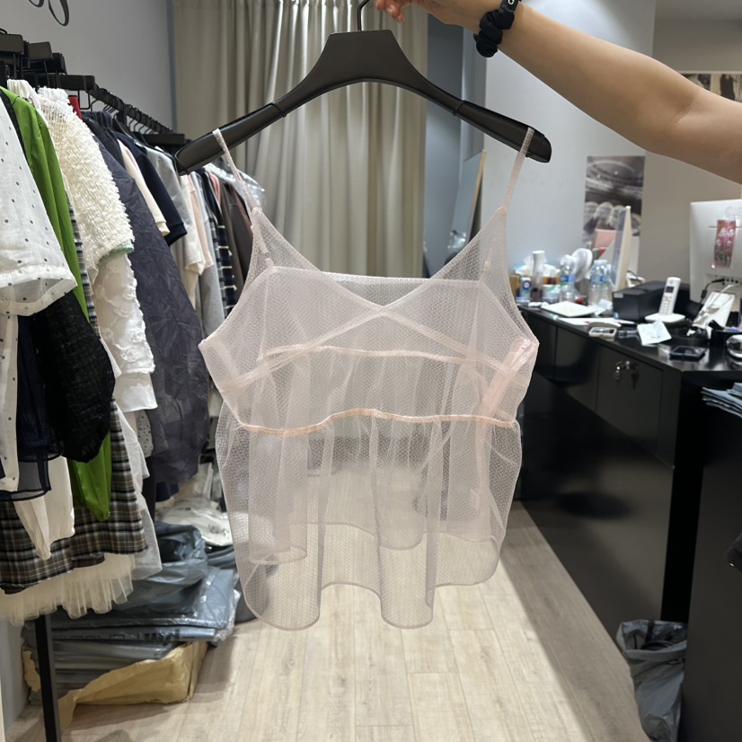 SOFTNESS東大門實拍女裝新品真品熱賣25春夏休閑人氣吊帶背心Softness/Cosmic吊帶/背心圖色2