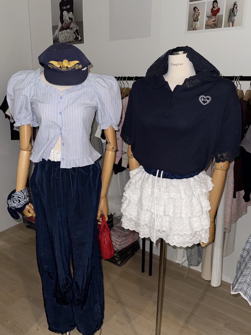 BY CHAPTER韓國代購女士新款25春夏熱賣人氣職業襯衫蕾絲衫BY Chapter襯衫/蕾絲衫