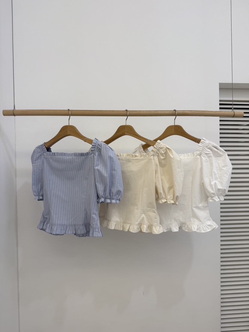 BY CHAPTER韓國代購女士新款25春夏熱賣人氣職業襯衫蕾絲衫BY Chapter襯衫/蕾絲衫