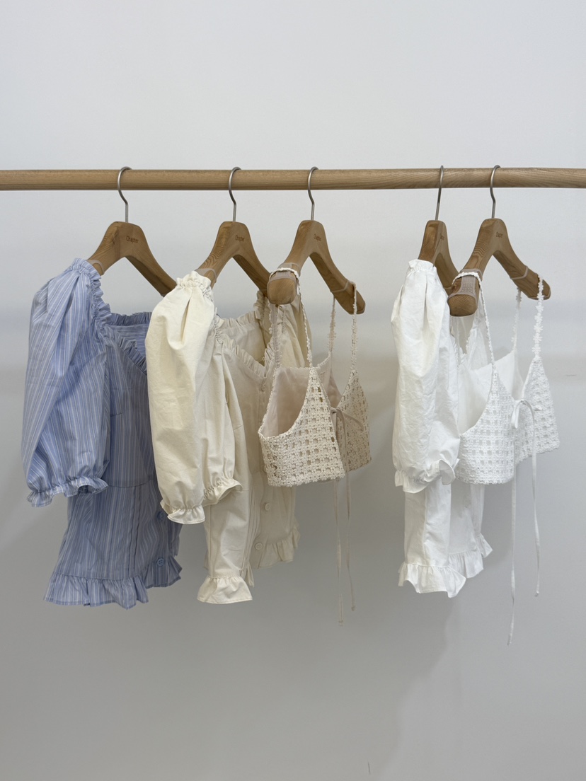 BY CHAPTER韓國代購女士新款25春夏熱賣人氣職業襯衫蕾絲衫BY Chapter襯衫/蕾絲衫