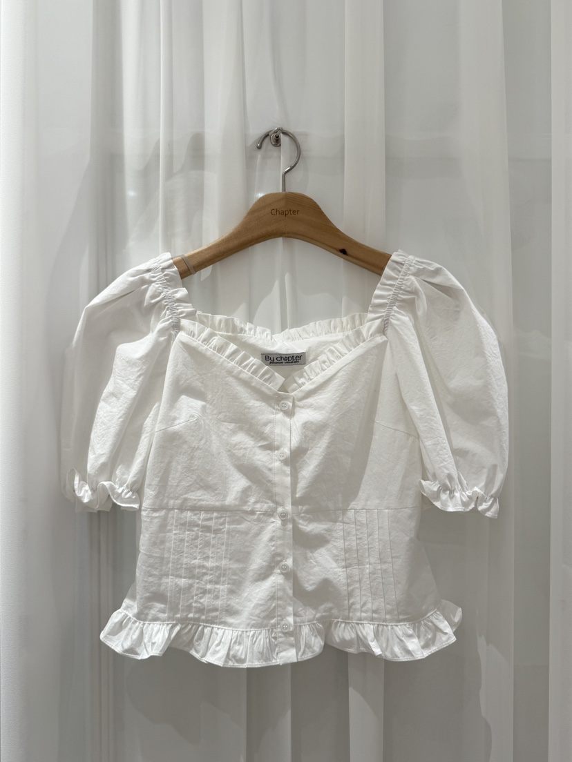 BY CHAPTER韓國代購女士新款25春夏熱賣人氣職業襯衫蕾絲衫BY Chapter襯衫/蕾絲衫圖色3