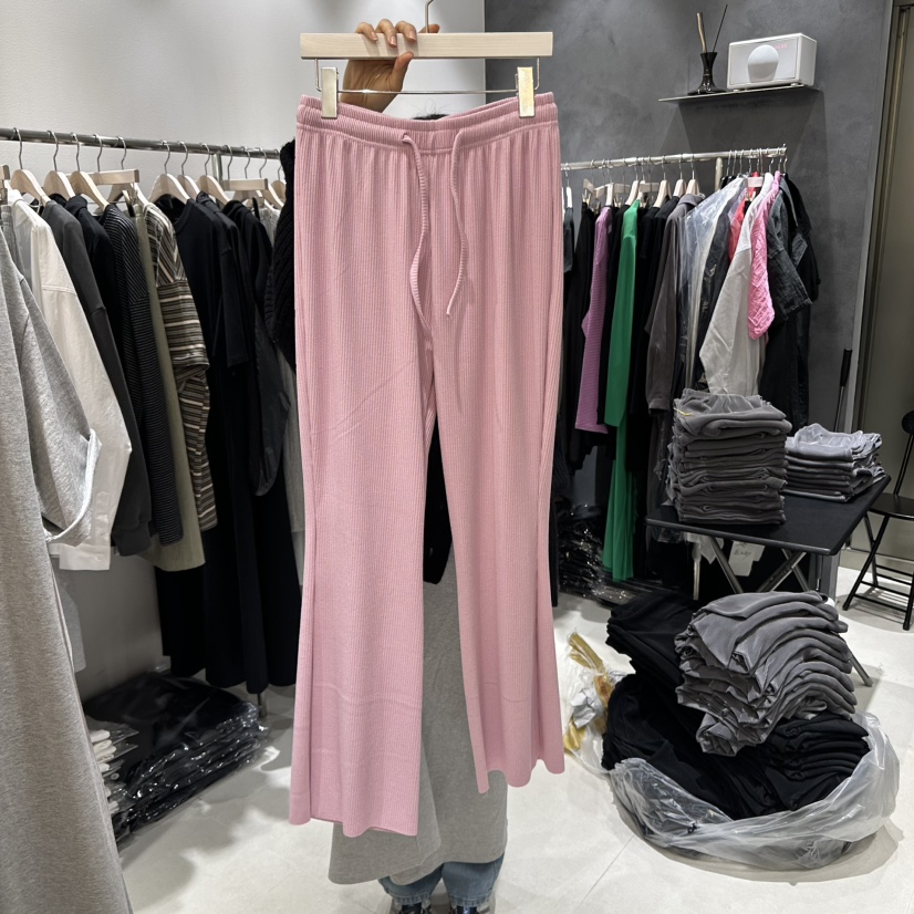 OPEN直郵韓國代購㊣女裝新品25春夏熱賣休閑時尚休閑褲喇叭OPEN休閑褲圖色3