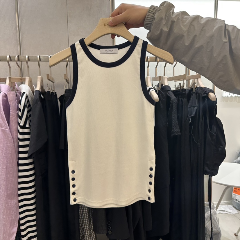 NOON_D韓國㊣直郵東大門代購女裝新款休閑25春夏時尚吊帶背心NOON_D吊帶/背心圖色2