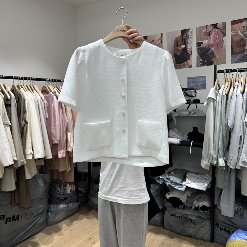 M.G.N韓國直郵㊣東大門實拍女裝新品時尚25春夏熱賣休閑夾克MAGNET夾克圖色2