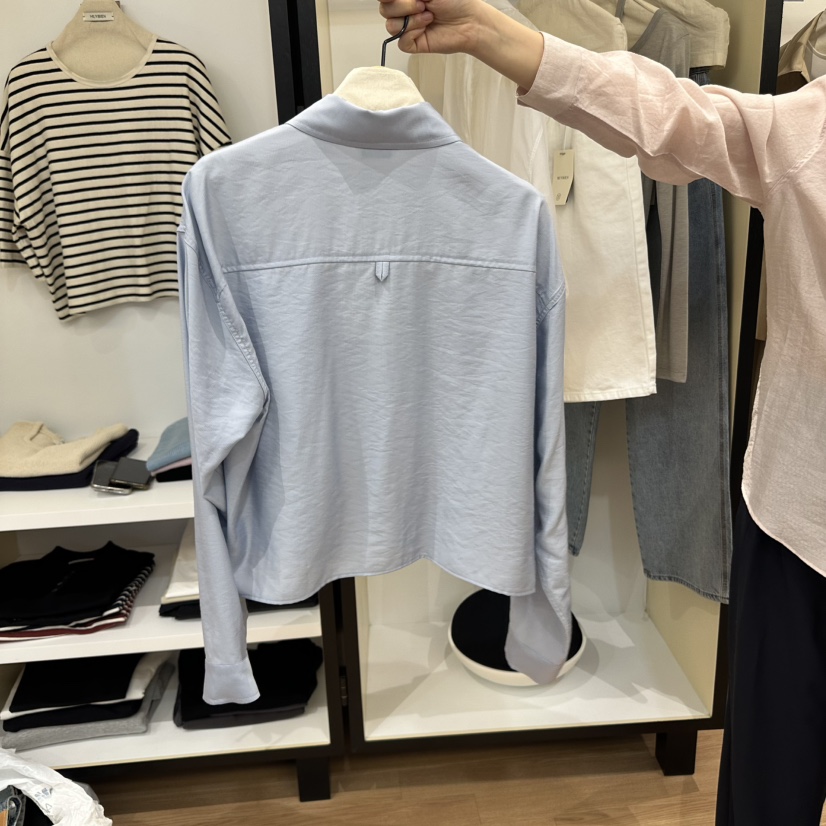 MUYBIEN直郵韓國代購㊣女裝新品時尚推薦人氣25春夏襯衫蕾絲衫MUYBIEN襯衫/蕾絲衫