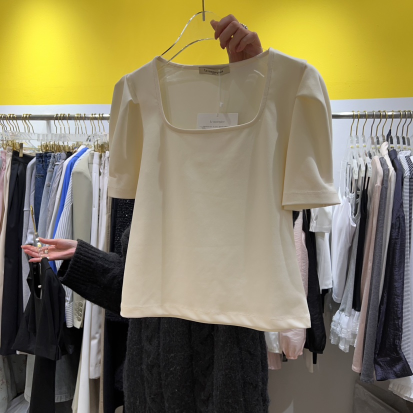 LE MASTERPLACE韓國直郵女裝新品職業25春夏休閑時尚真品T恤Le masterpieceT恤圖色2