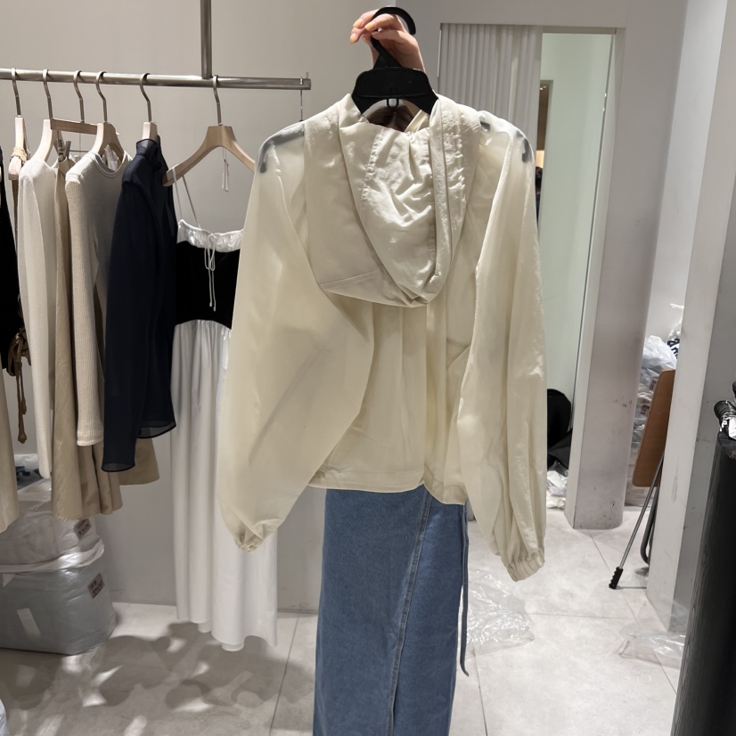 GLOW AND NYMPH東大門直郵女士新品25春夏真品人氣夾克兜帽GLOW AND NYMPH夾克