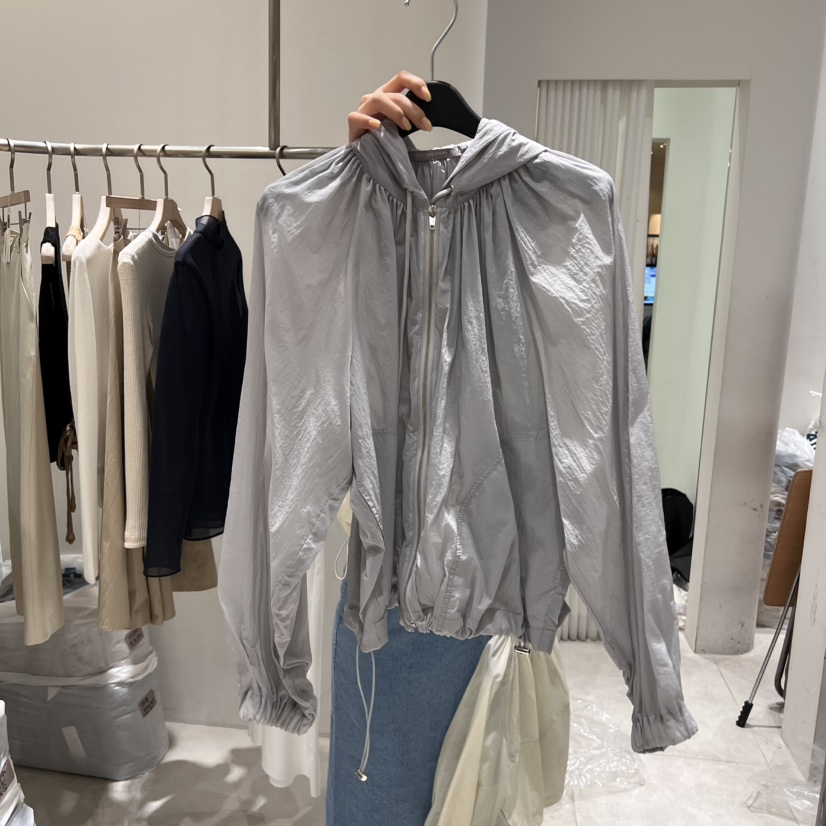 GLOW AND NYMPH東大門直郵女士新品25春夏真品人氣夾克兜帽GLOW AND NYMPH夾克圖色2