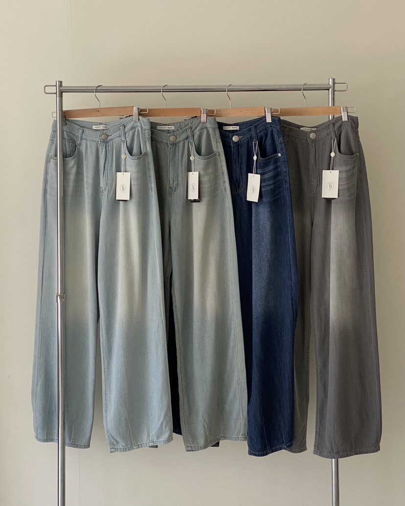 WALNUT/TAEJOON韓國直郵女裝新款25春夏真品職業推薦牛仔褲Walunt/TAEJOON牛仔褲