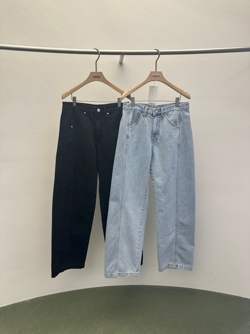 WIDA-P東大門代購女裝新款時尚職業休閑熱賣25春夏推薦牛仔褲WIDA/RENEJ牛仔褲