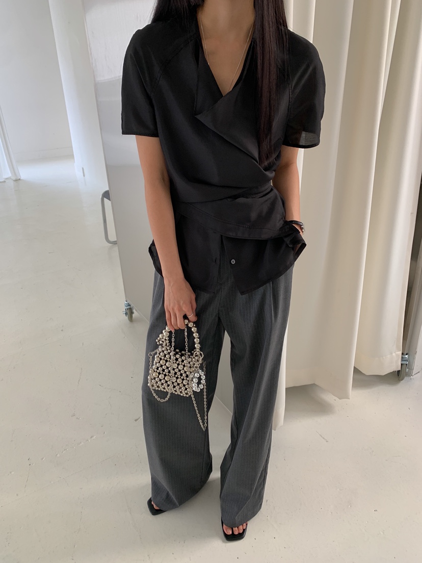 GOYOU直郵韓國代購㊣女裝新品休閑時尚推薦熱賣人氣襯衫蕾絲衫de goyou襯衫/蕾絲衫