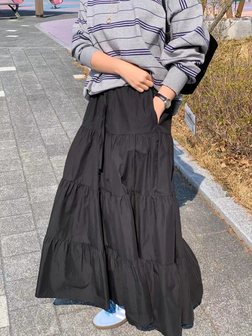 LIBERTY韓國直郵㊣東大門實拍女裝新款推薦25春夏時尚休閑長裙LIBERTY長裙
