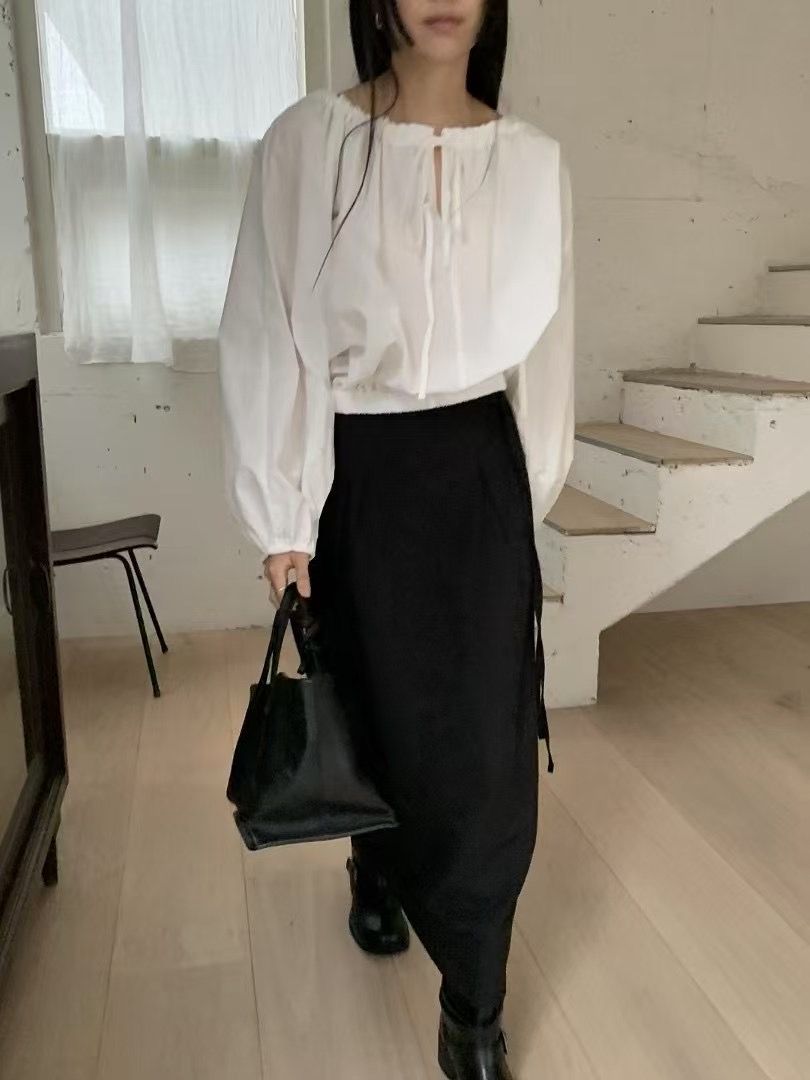 HANDER韓國直郵㊣女裝新款推薦休閑熱賣25春夏人氣時尚長裙HANDER長裙