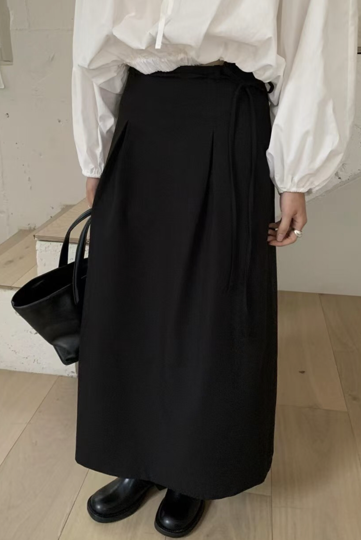 HANDER韓國直郵㊣女裝新款推薦休閑熱賣25春夏人氣時尚長裙HANDER長裙圖色2