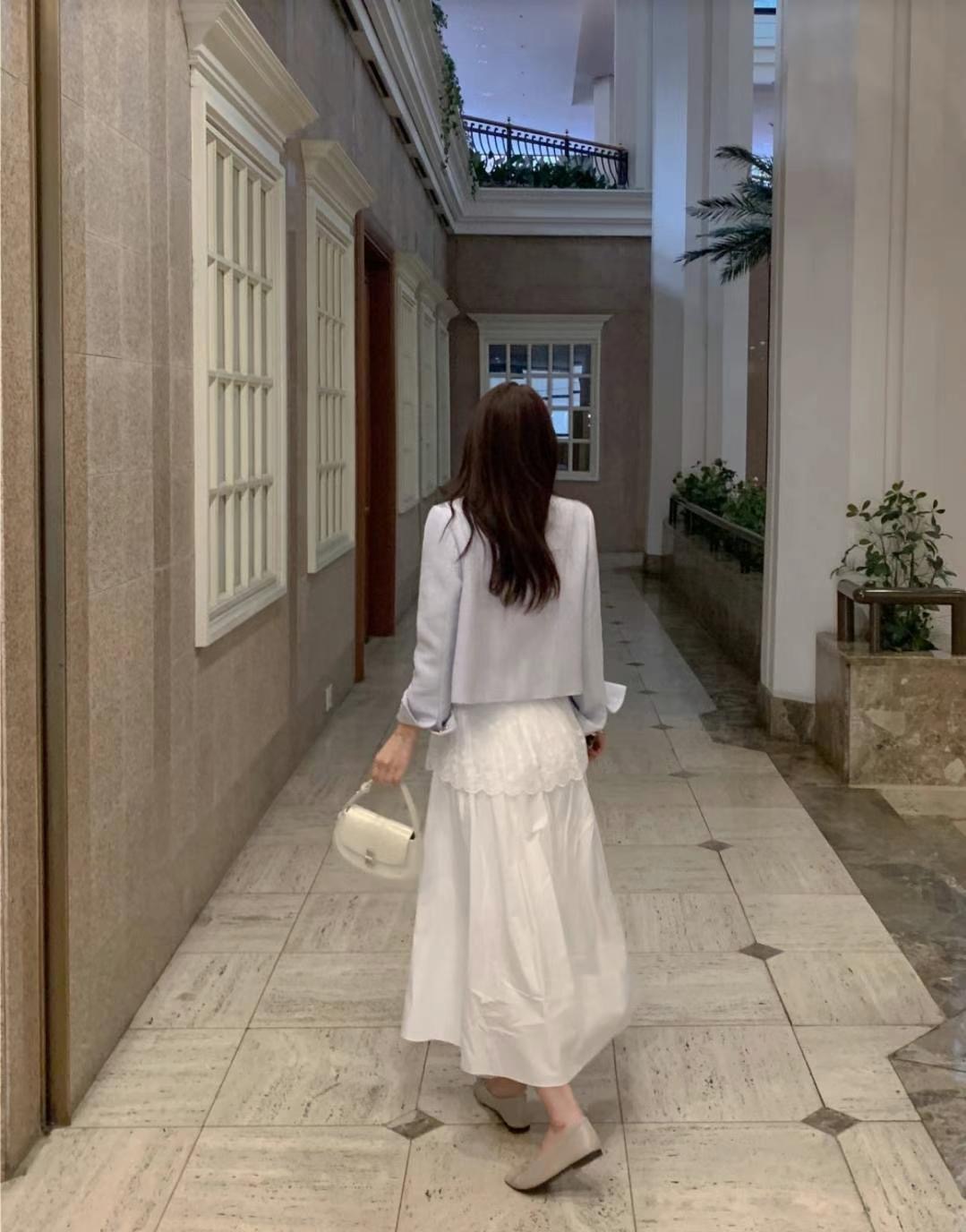 GLOWY韓國直郵㊣東大門實拍女裝新款休閑時尚熱賣人氣推薦長裙GLOWY長裙