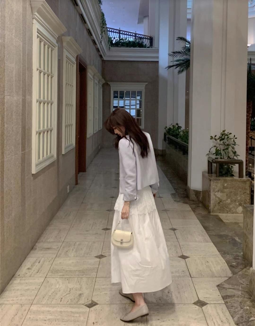 GLOWY韓國直郵㊣東大門實拍女裝新款休閑時尚熱賣人氣推薦長裙GLOWY長裙