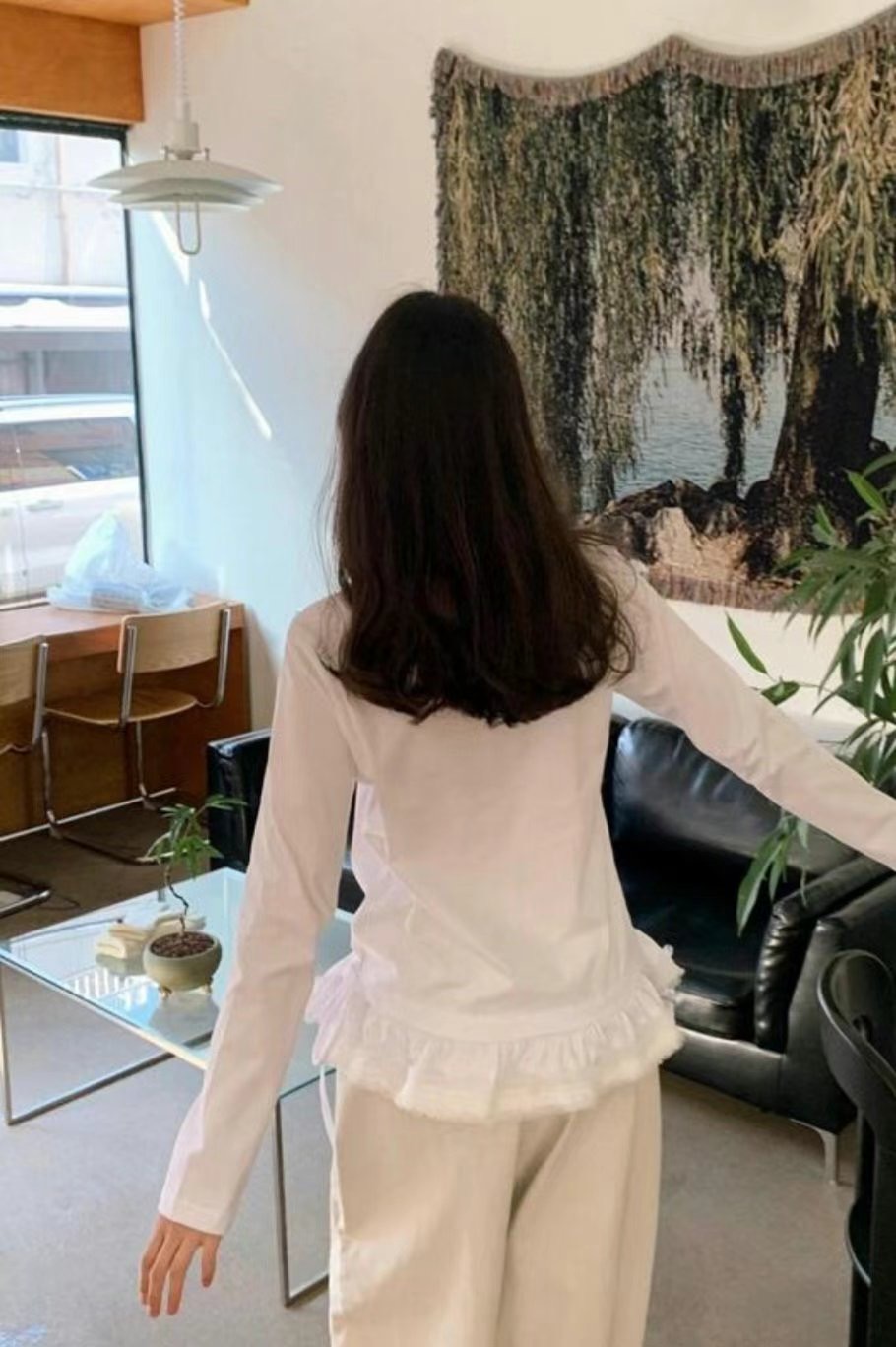 HAVE韓國直郵㊣女裝新款休閑時尚人氣推薦25春夏熱賣長袖T恤HAVE長袖T恤