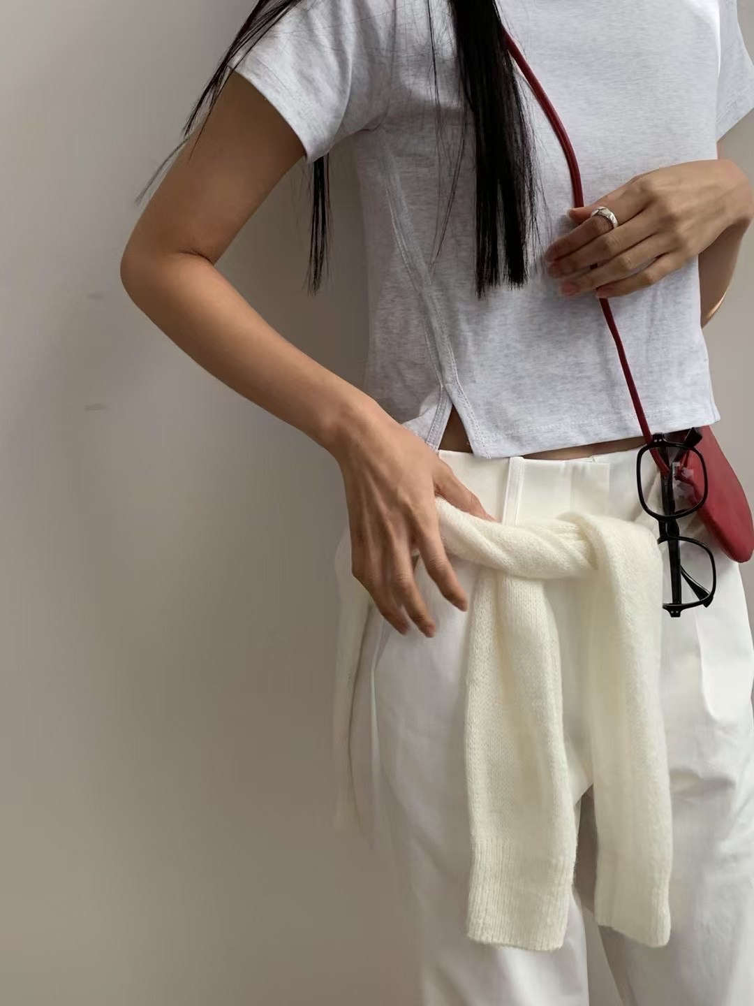 HANDER韓國直郵㊣東大門實拍女裝新品時尚休閑人氣25春夏T恤HANDERT恤