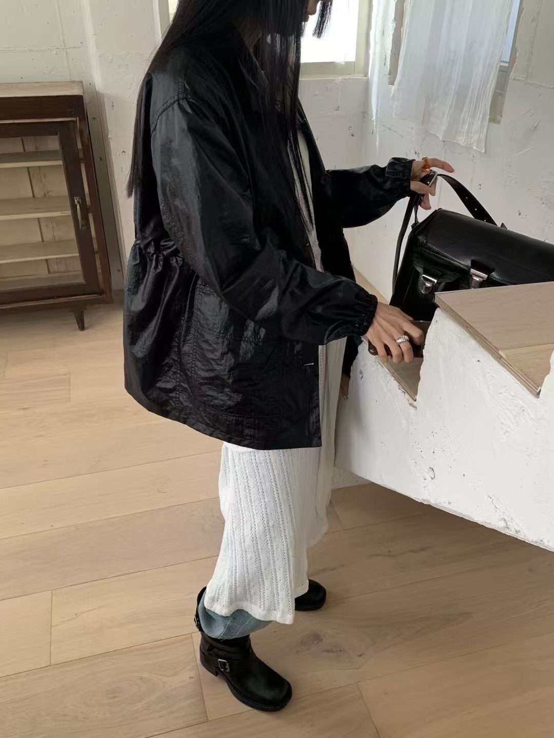 HANDER韓國直郵㊣女裝新款熱賣人氣推薦25春夏時尚休閑夾克HANDER夾克