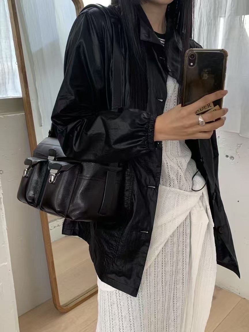 HANDER韓國直郵㊣女裝新款熱賣人氣推薦25春夏時尚休閑夾克HANDER夾克圖色2