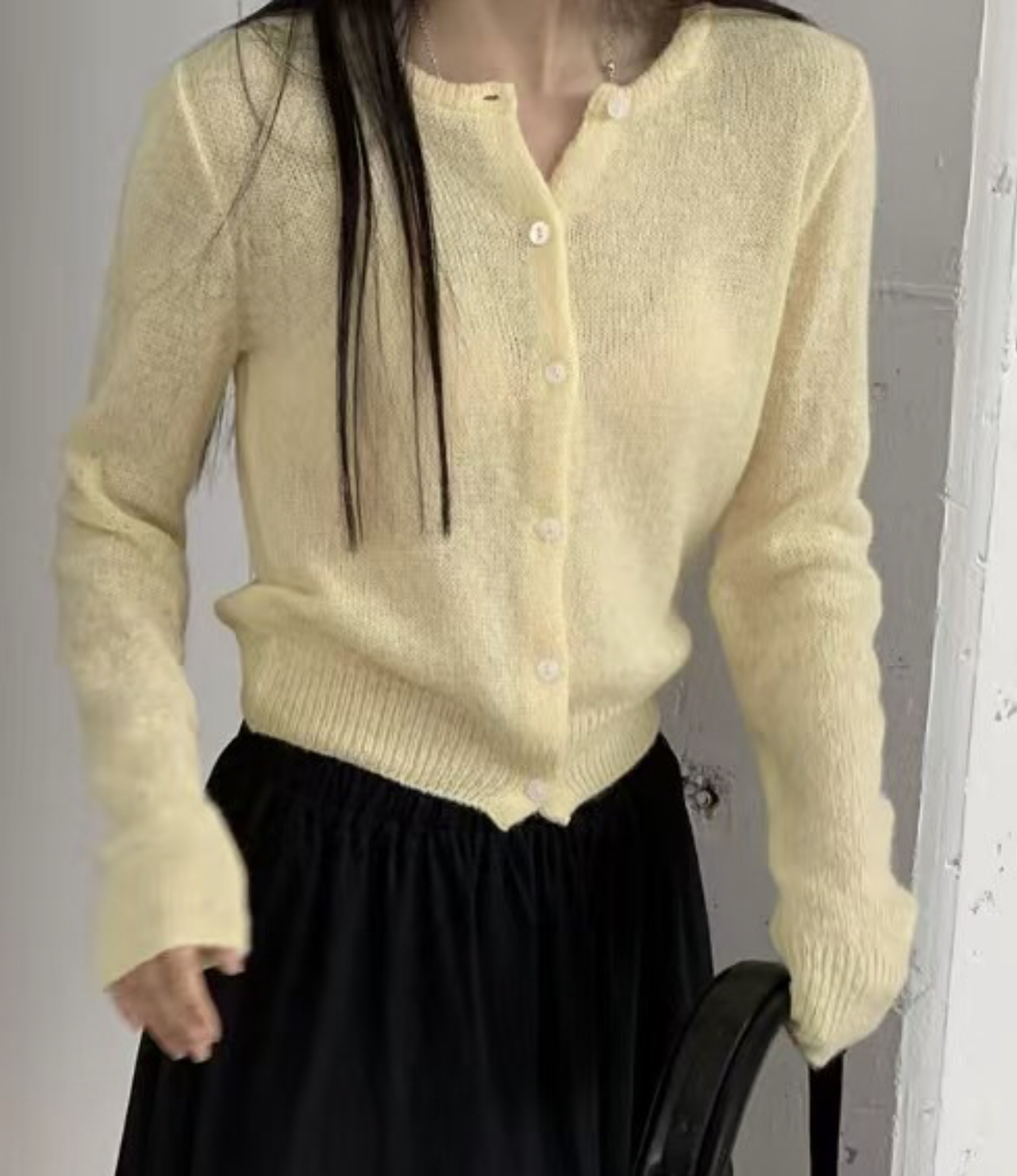 HANDER韓國直郵㊣女裝新品推薦休閑25春夏熱賣時尚人氣針織衫HANDER針織衫圖色2