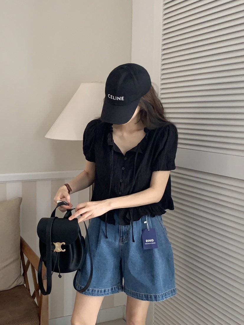 FORMSTUDIO韓國直郵㊣東大門實拍女裝新款休閑熱賣襯衫蕾絲衫FORMSTUDIO襯衫/蕾絲衫