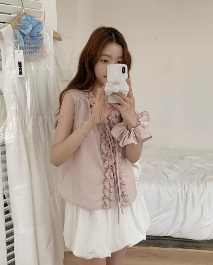 BELLINO293韓國直郵㊣東大門實拍女裝新品休閑時尚吊帶背心BOBBIE DOLL吊帶/背心