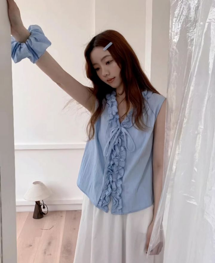 BELLINO293韓國直郵㊣東大門實拍女裝新品休閑時尚吊帶背心BOBBIE DOLL吊帶/背心圖色3