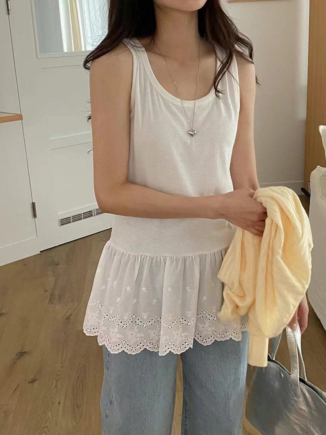 UNDERCOVER直郵韓國代購㊣女裝新款熱賣休閑人氣推薦吊帶背心UNDERCOVER吊帶/背心