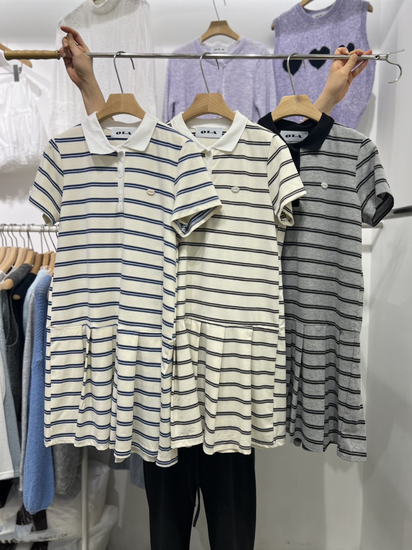 OLA直郵韓國代購㊣女裝新品推薦休閑人氣熱賣時尚25春夏連衣裙mellor/OLA連衣裙