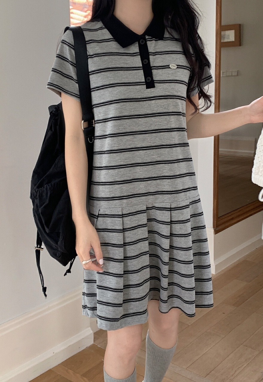 OLA直郵韓國代購㊣女裝新品推薦休閑人氣熱賣時尚25春夏連衣裙mellor/OLA連衣裙