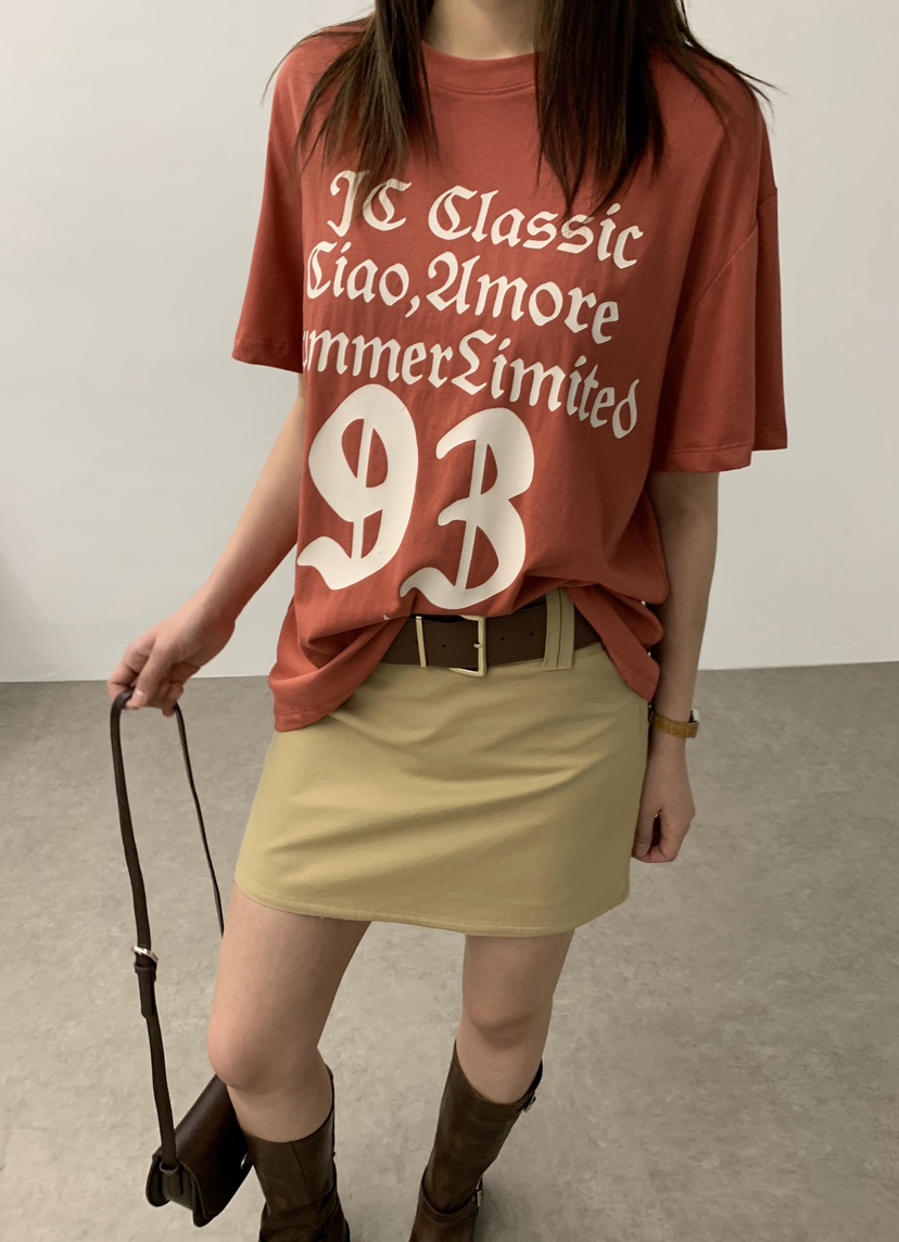 J CRANE-A直郵韓國代購㊣女裝新品熱賣時尚人氣25春夏T恤J CRANET恤