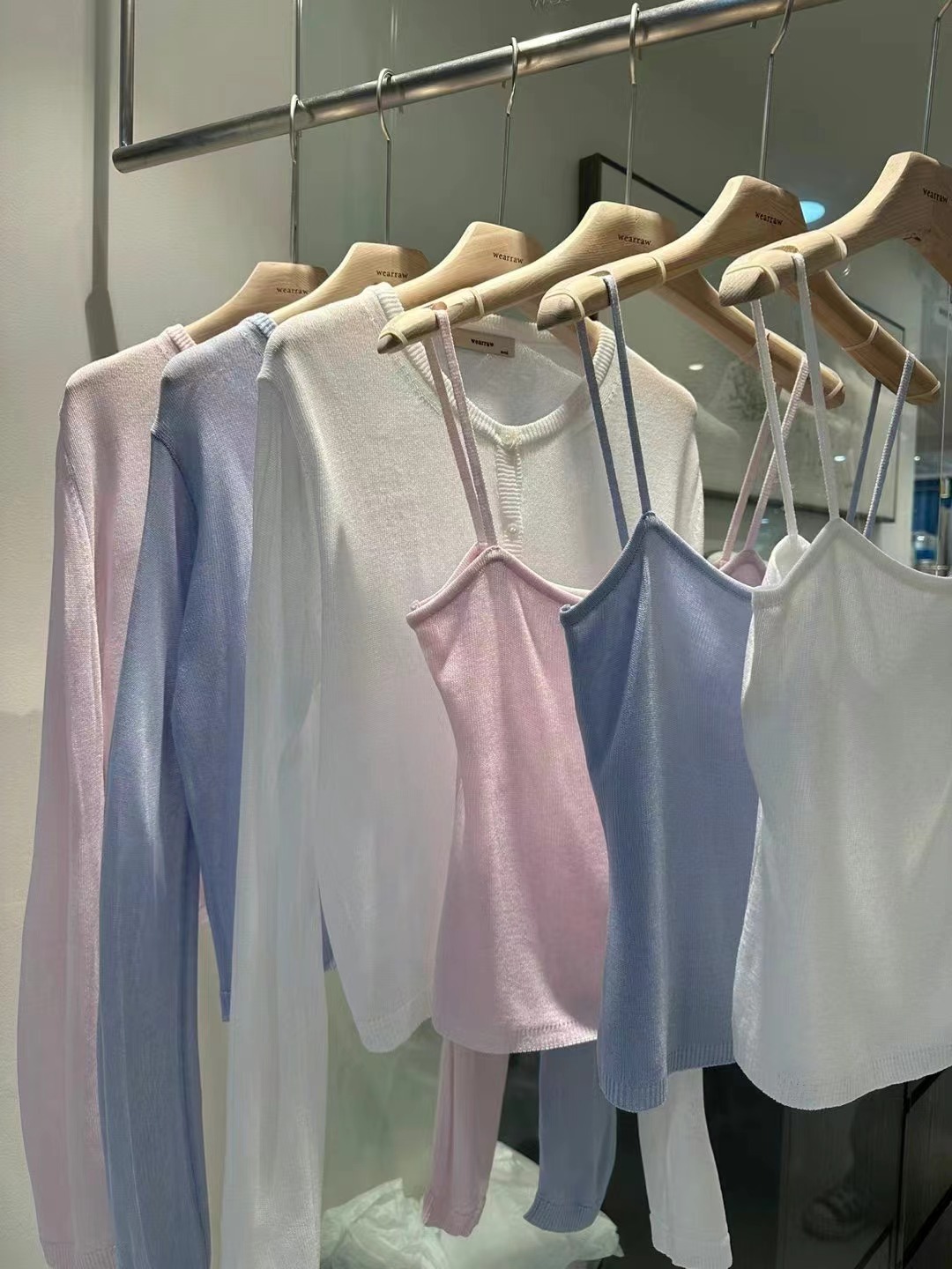 WEARRAW直郵韓國代購㊣女裝新品25春夏時尚休閑推薦熱賣套裝WEARRAW套裝
