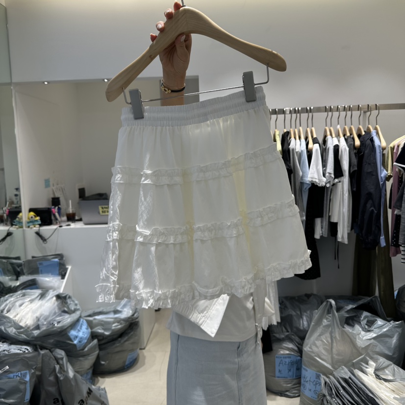 RICH SISTER韓國直郵㊣東大門實拍女裝新品時尚25春夏短裙RICH SISTER短裙