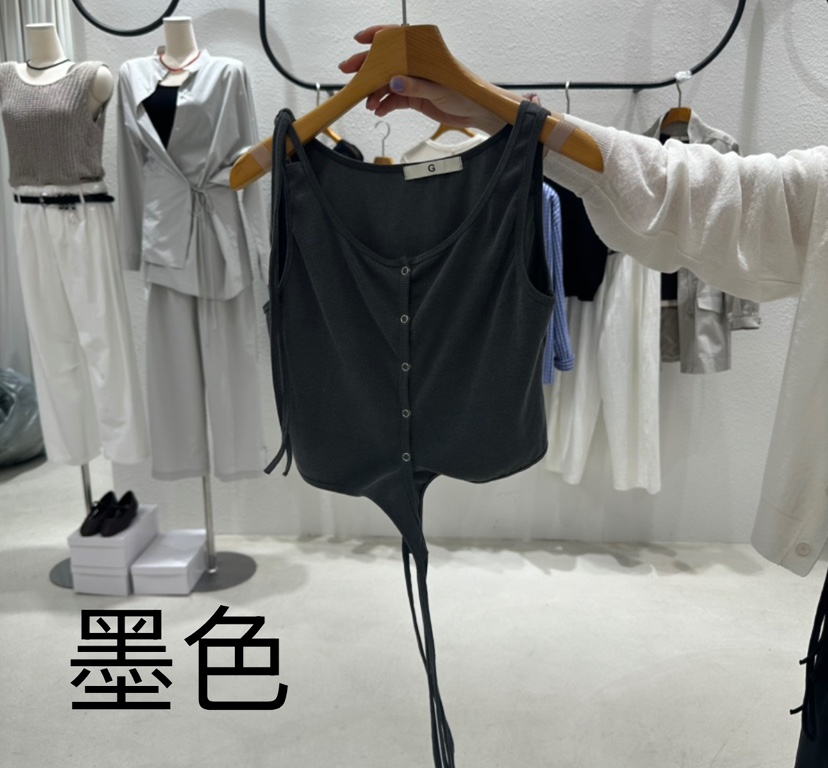 TREND SELLER/G韓國㊣直郵東大門代購女裝新品休閑吊帶背心G/TREND SELLER吊帶/背心