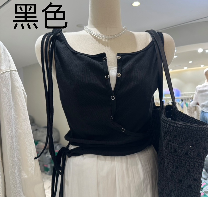 TREND SELLER/G韓國㊣直郵東大門代購女裝新品休閑吊帶背心G/TREND SELLER吊帶/背心圖色2
