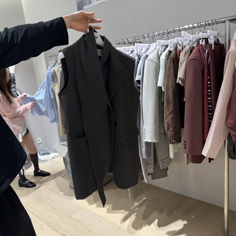 FAVOR-P韓國直郵㊣女裝新品時尚推薦人氣休閑熱賣25春夏馬甲FAVOR-P馬甲圖色2