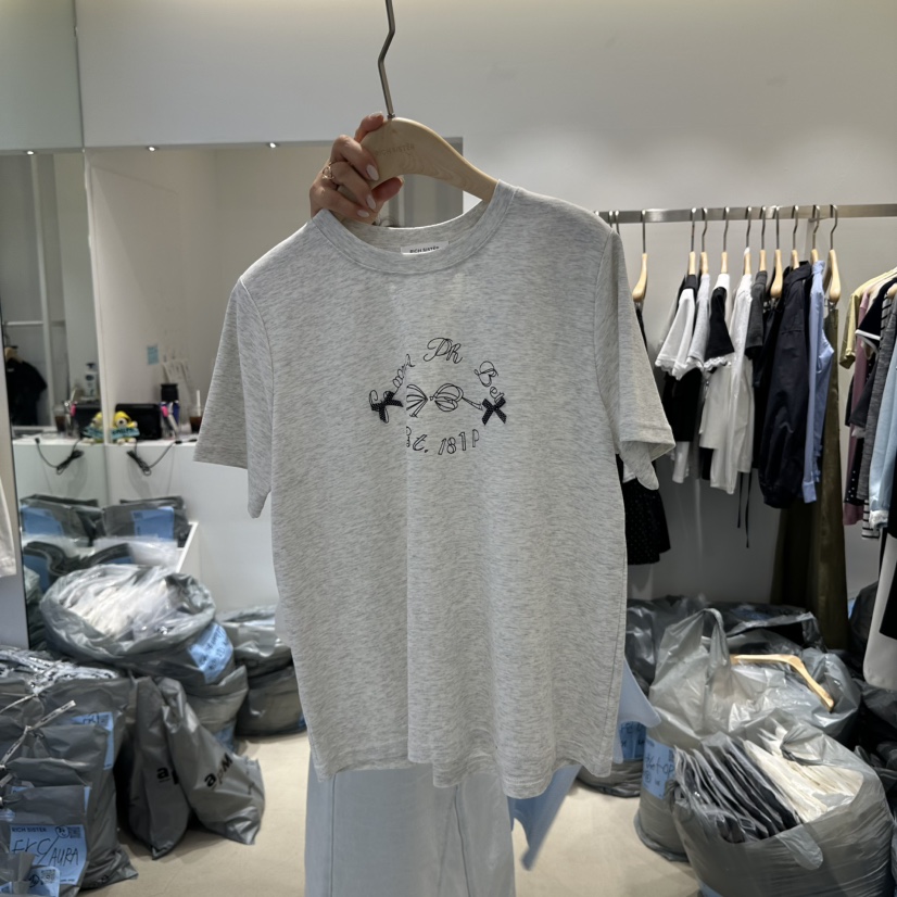 RICH SISTER韓國直郵㊣女裝新款時尚休閑推薦熱賣人氣25春夏T恤RICH SISTERT恤