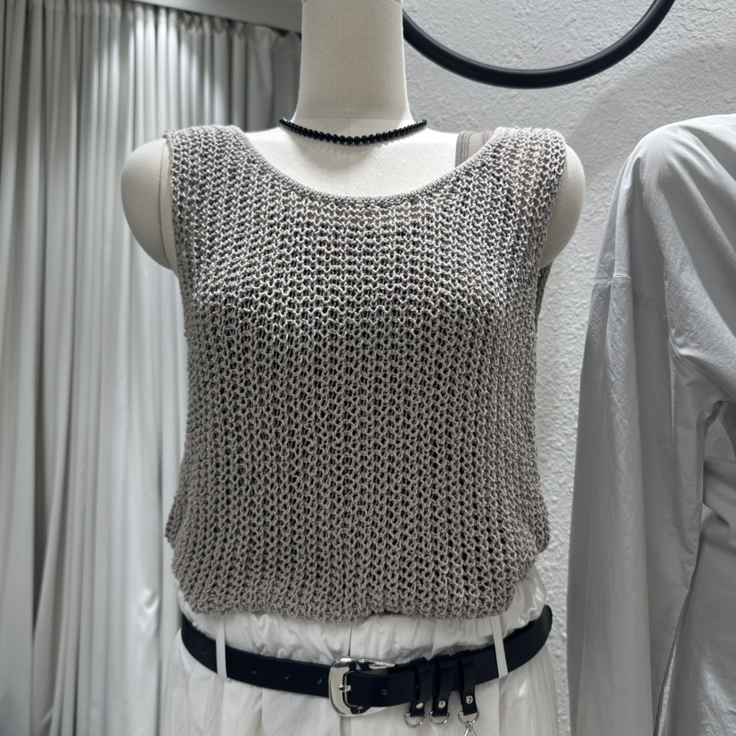 TREND SELLER/G韓國㊣直郵東大門代購女裝新款25春夏吊帶背心G/TREND SELLER吊帶/背心圖色2