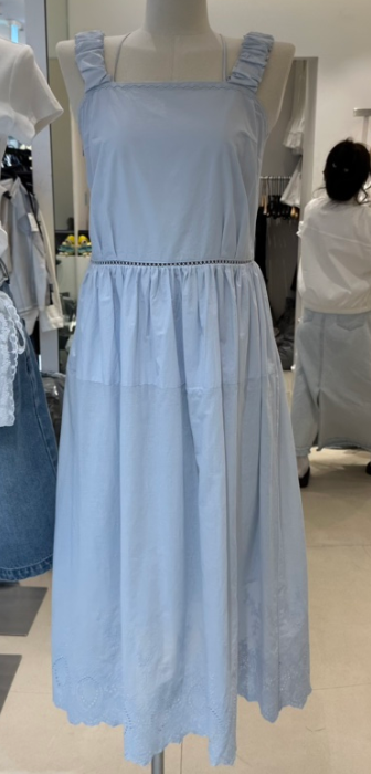 RICH SISTER直郵韓國代購㊣女裝新品25春夏連衣裙蕾絲長款RICH SISTER連衣裙圖色2