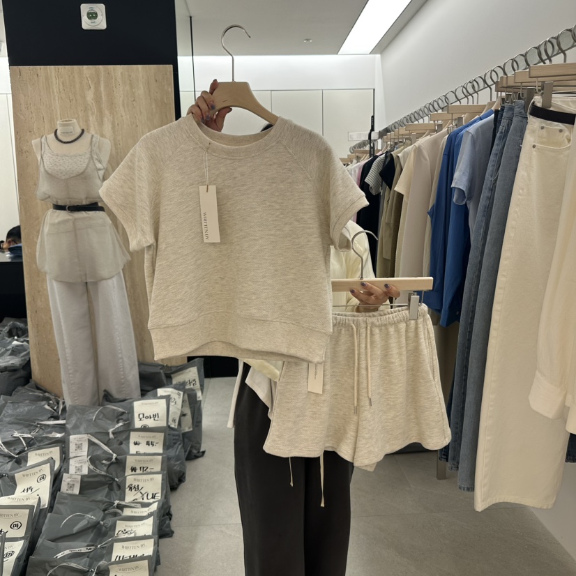 WRITTEN BY韓國㊣直郵東大門代購女裝新品人氣休閑套裝兩件套WRITTEN BY套裝