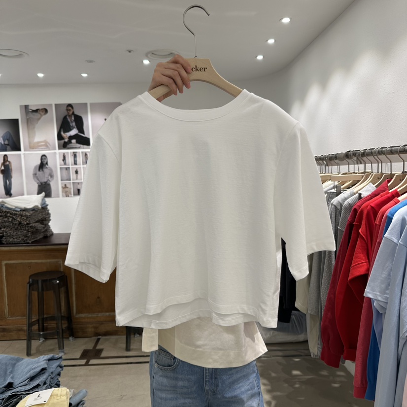 ACKER韓國㊣直郵東大門代購女裝新品休閑推薦時尚熱賣人氣T恤ACKERT恤圖色3