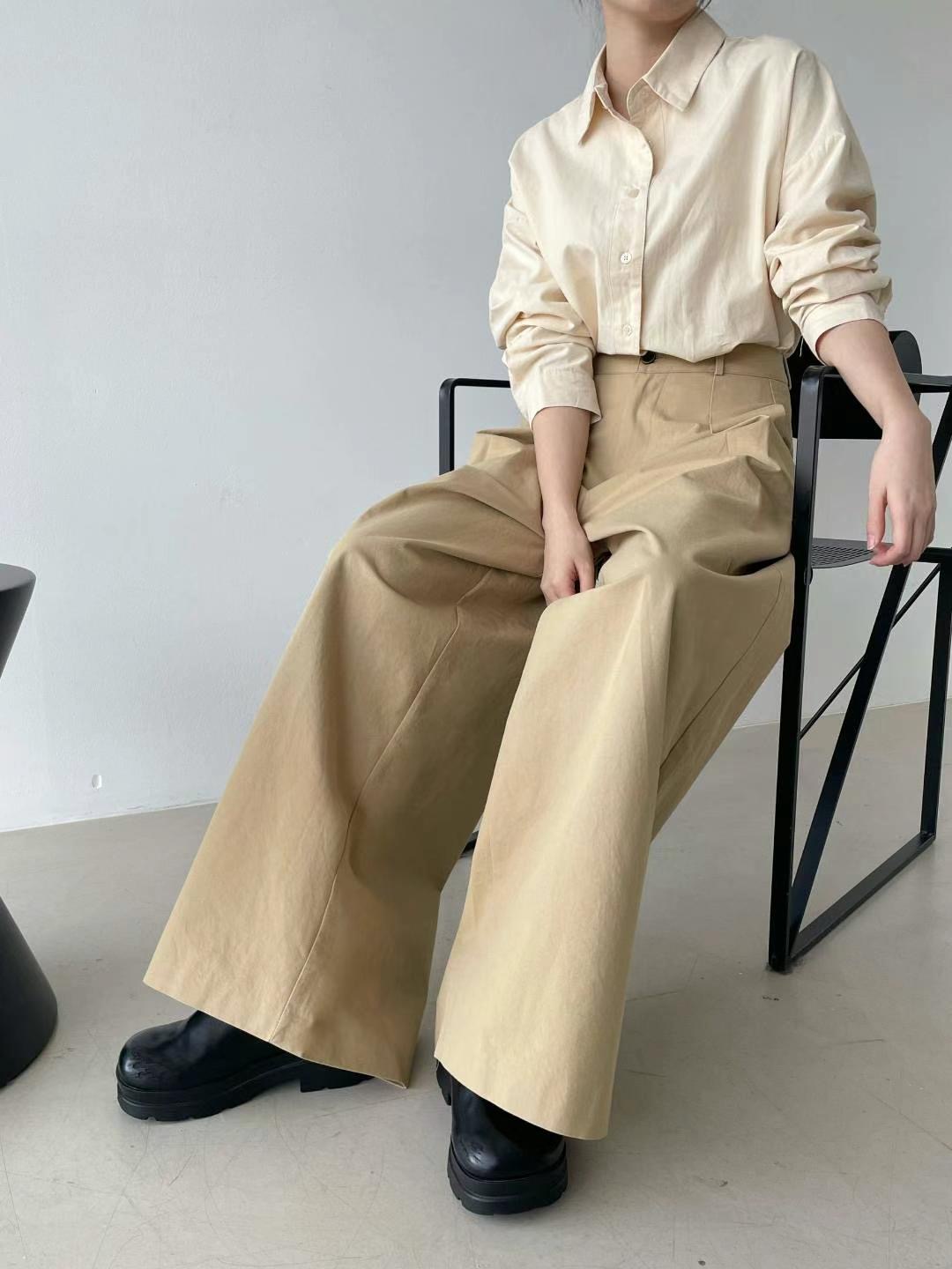 LIBERTE-OT直郵韓國代購㊣女裝新款人氣25春夏推薦熱賣休閑褲RETHINK休閑褲
